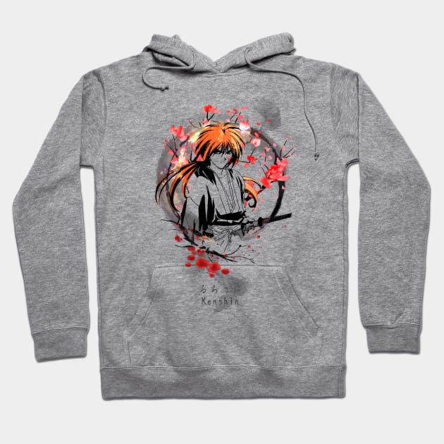 Kenshin Sakura dawn Hoodie by stingi